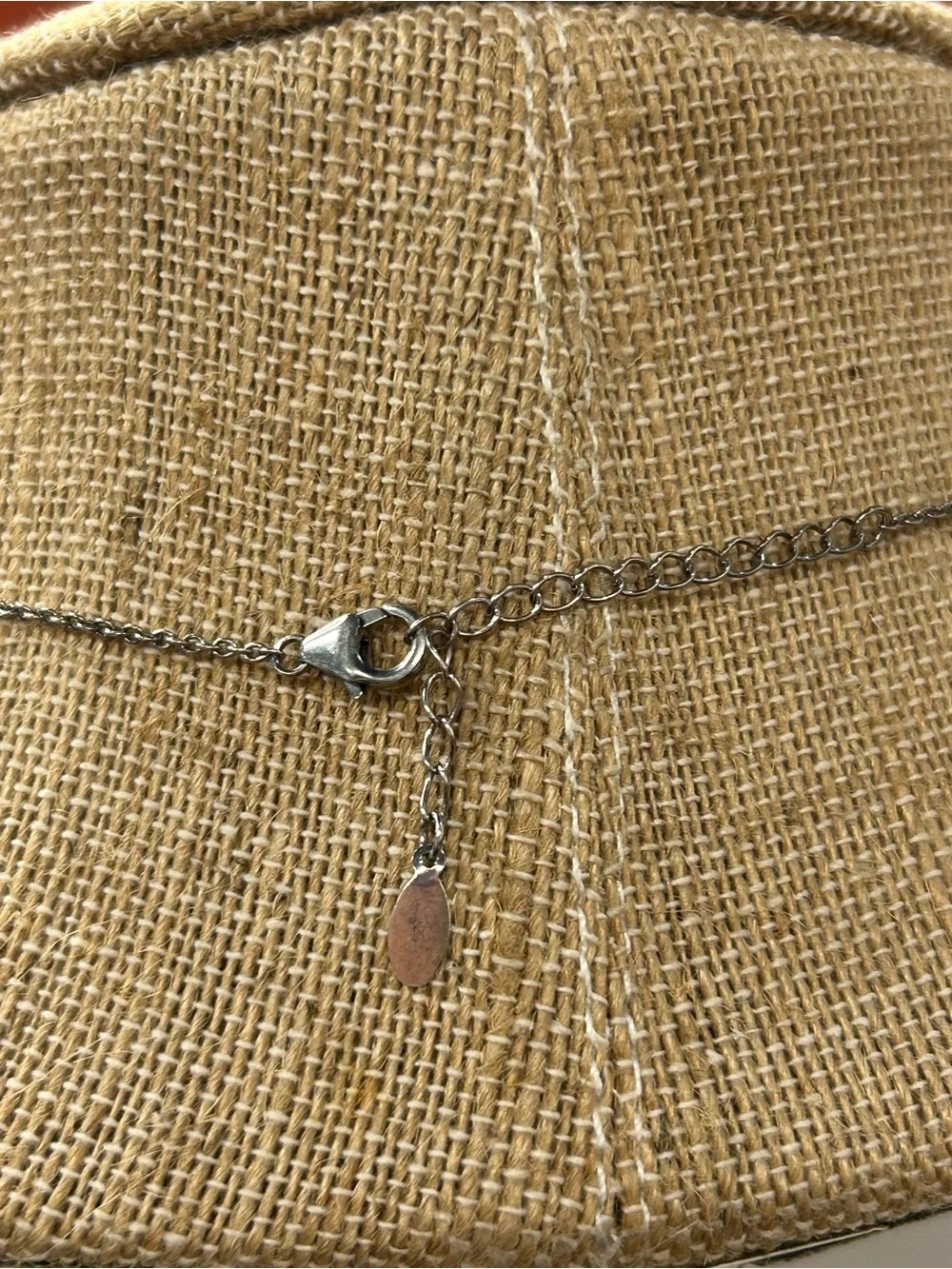 Beautiful Carolyn Pollack 925 chain and infinity pearl cz pendant